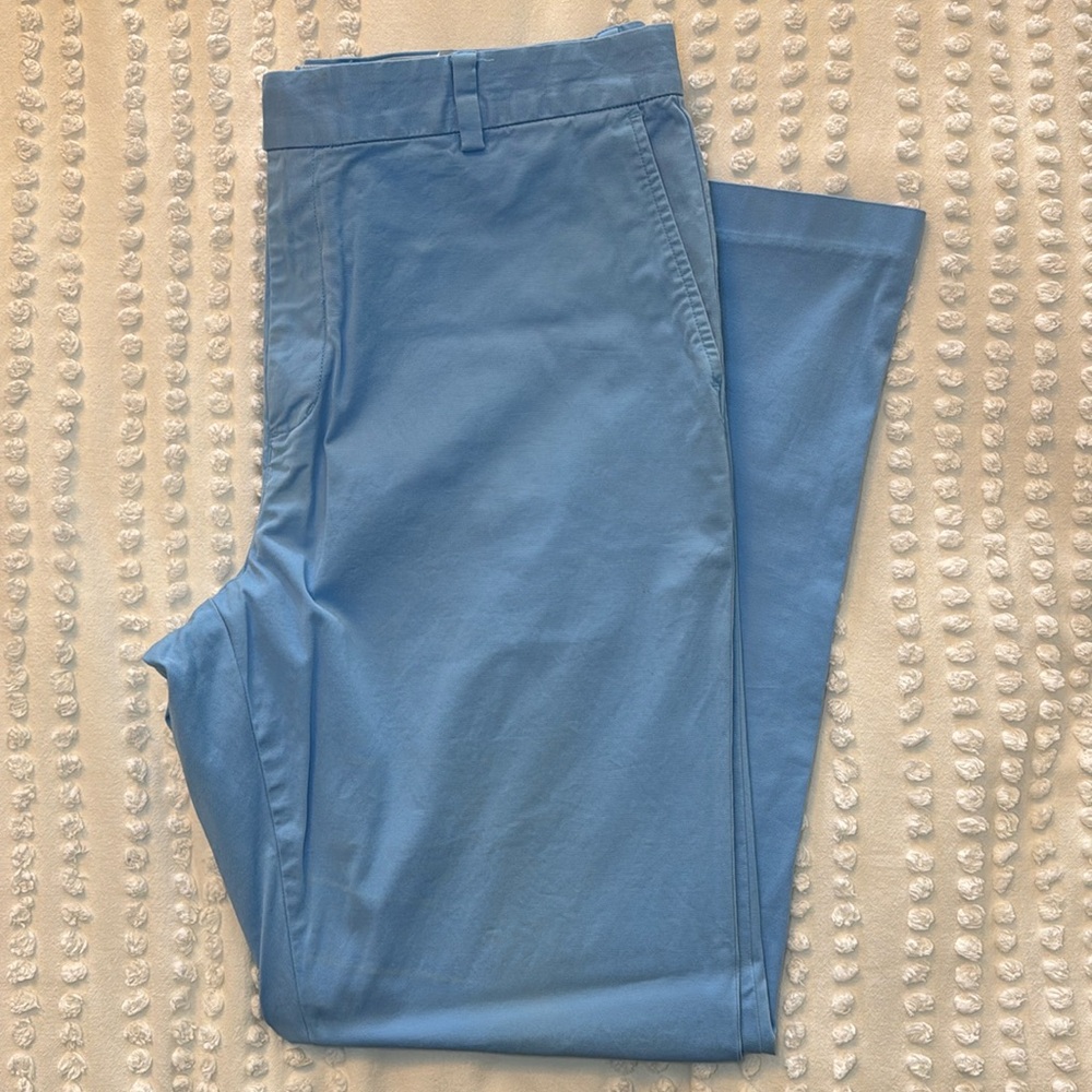 Men’s Vineyards Vines Burgee Pant in sky blue 38x32